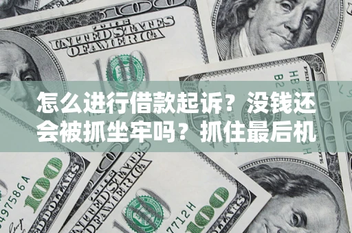济南怎么进行借款起诉？没钱还会被抓坐牢吗？抓住最后机会！