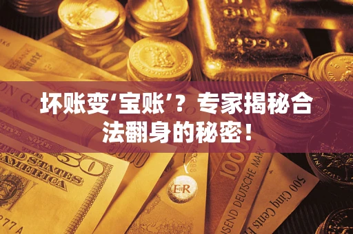 济南坏账变‘宝账’？专家揭秘合法翻身的秘密！