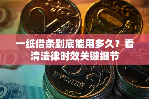 济南一纸借条到底能用多久？看清法律时效关键细节