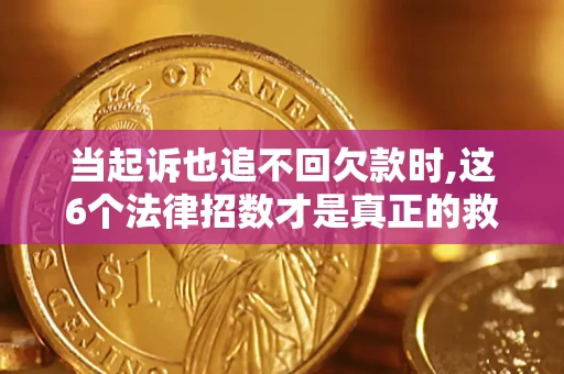济南当起诉也追不回欠款时,这6个法律招数才是真正的救命稻草